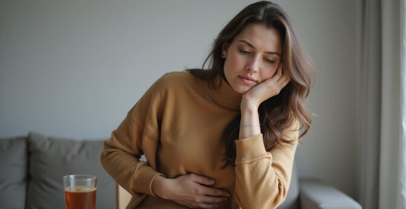 moderate drinking during periods acceptable