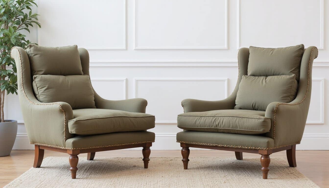 two chairs side by side